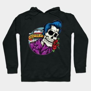 Rockabilly Skeleton Hoodie